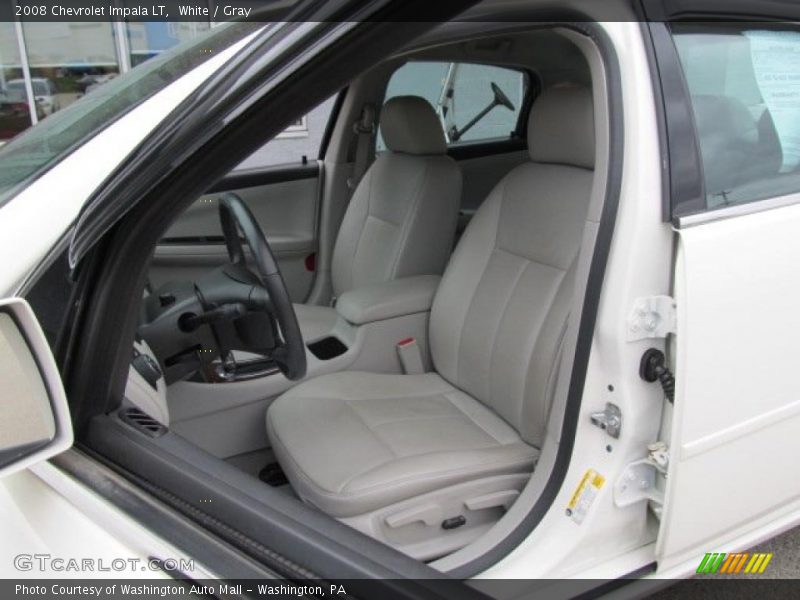 White / Gray 2008 Chevrolet Impala LT