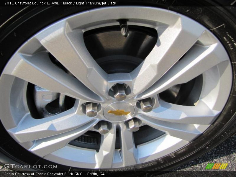 Black / Light Titanium/Jet Black 2011 Chevrolet Equinox LS AWD