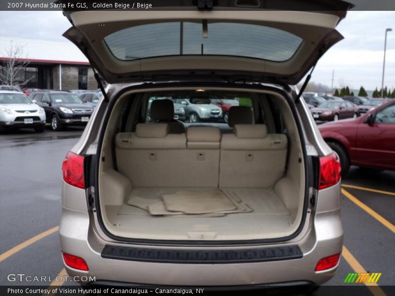 Golden Beige / Beige 2007 Hyundai Santa Fe GLS