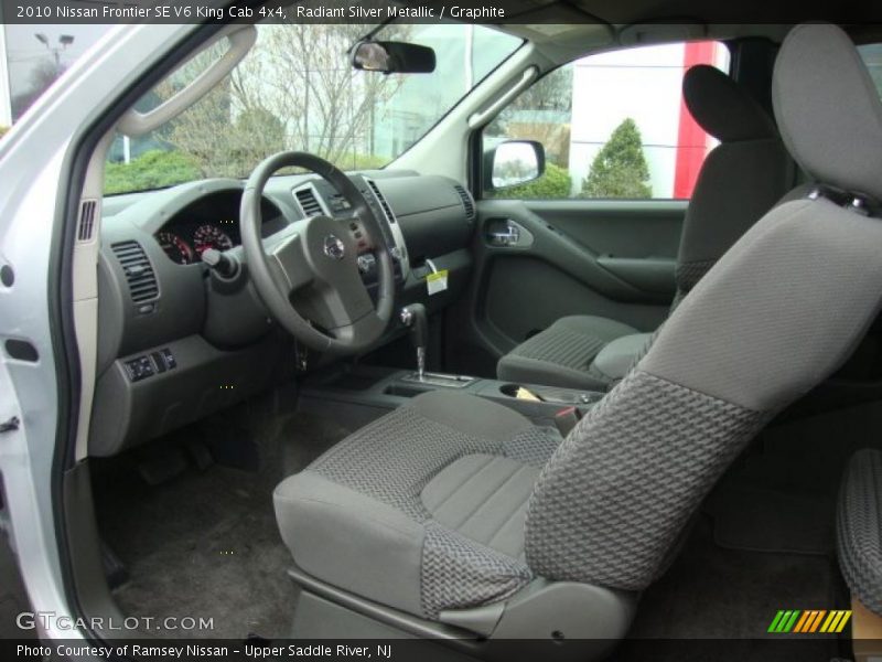 Radiant Silver Metallic / Graphite 2010 Nissan Frontier SE V6 King Cab 4x4