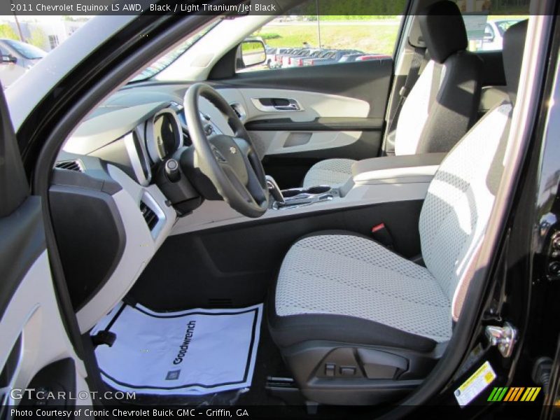 Black / Light Titanium/Jet Black 2011 Chevrolet Equinox LS AWD