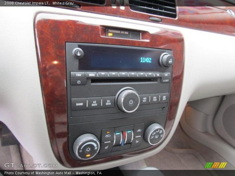 White / Gray 2008 Chevrolet Impala LT