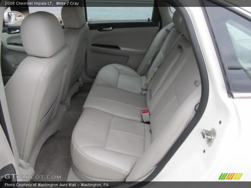 White / Gray 2008 Chevrolet Impala LT
