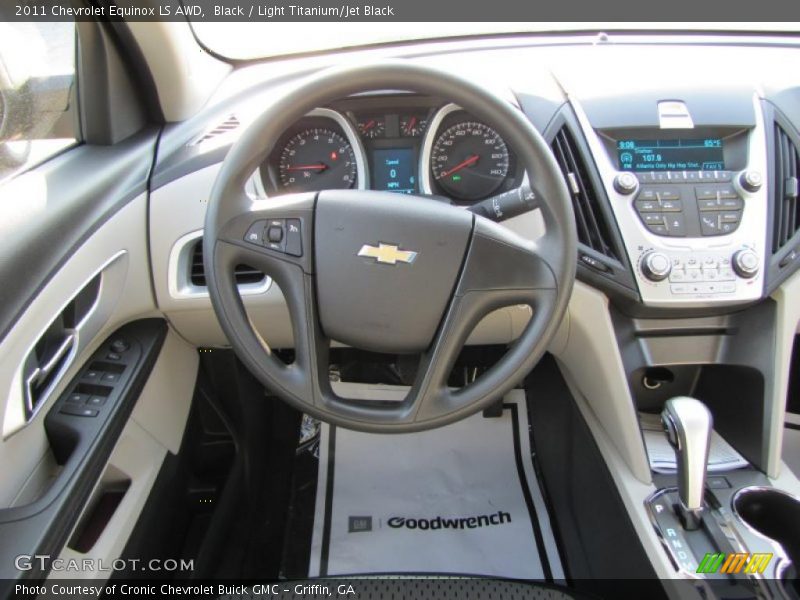 Black / Light Titanium/Jet Black 2011 Chevrolet Equinox LS AWD