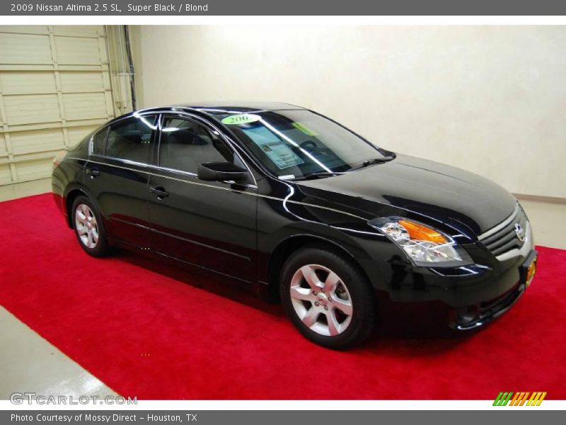 Super Black / Blond 2009 Nissan Altima 2.5 SL