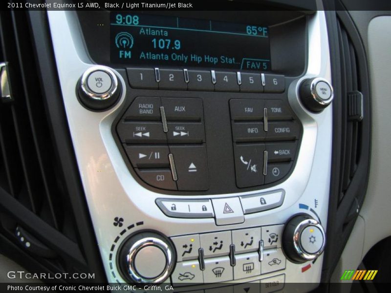 Black / Light Titanium/Jet Black 2011 Chevrolet Equinox LS AWD