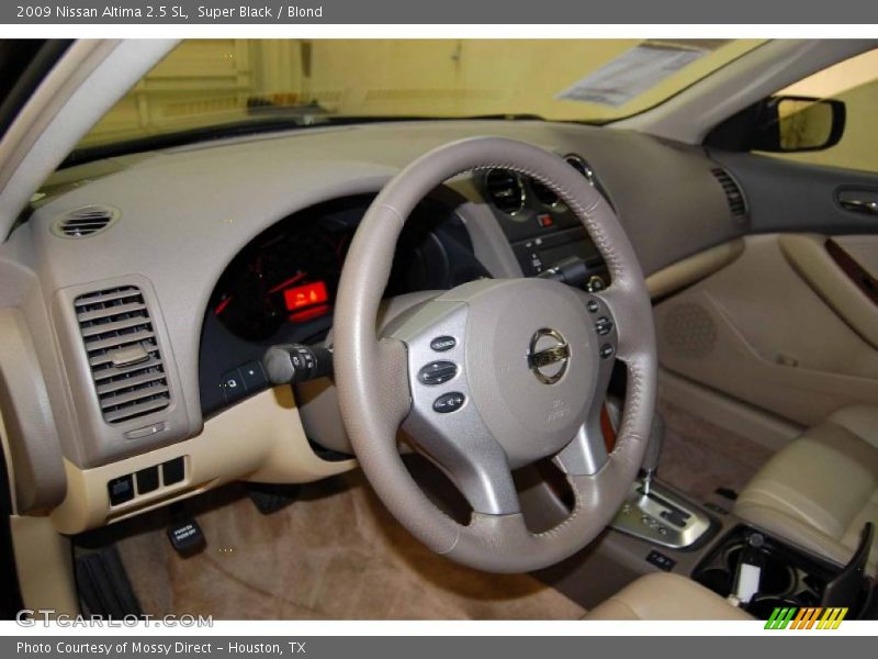 Super Black / Blond 2009 Nissan Altima 2.5 SL