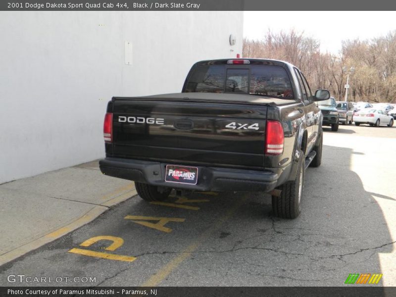 Black / Dark Slate Gray 2001 Dodge Dakota Sport Quad Cab 4x4