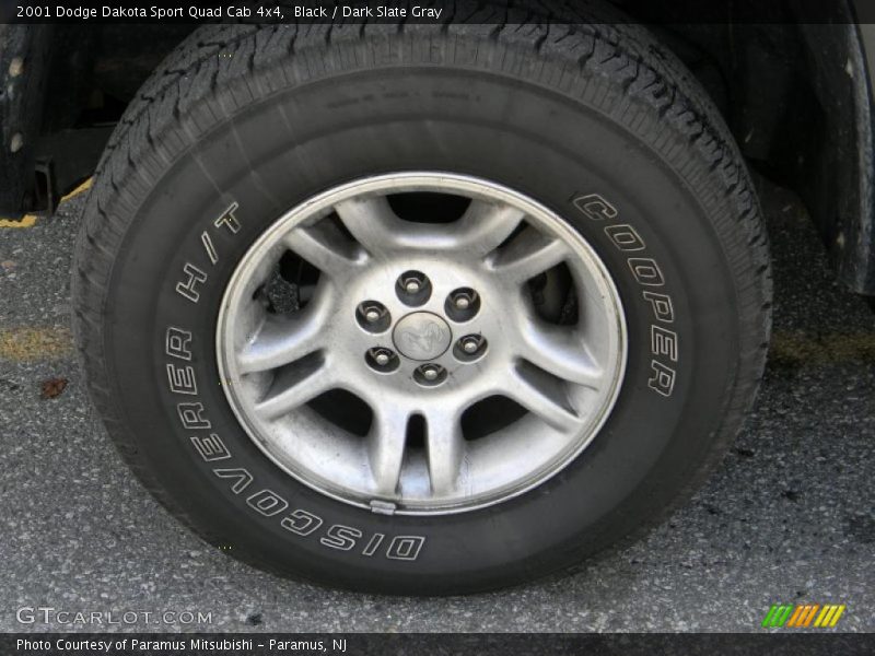 Black / Dark Slate Gray 2001 Dodge Dakota Sport Quad Cab 4x4