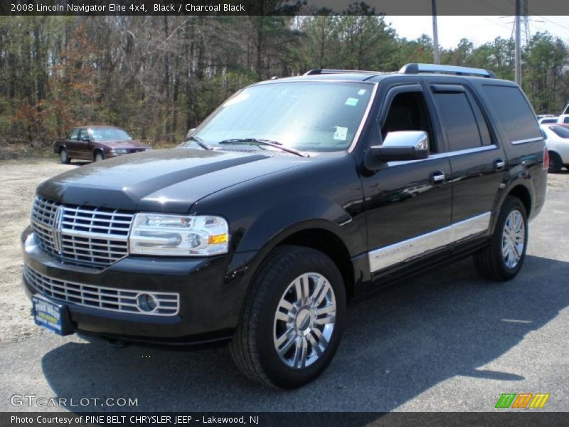 Black / Charcoal Black 2008 Lincoln Navigator Elite 4x4