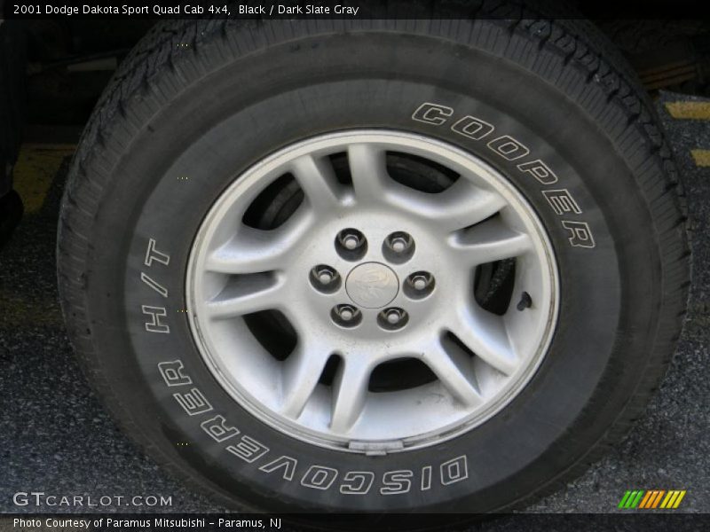 Black / Dark Slate Gray 2001 Dodge Dakota Sport Quad Cab 4x4