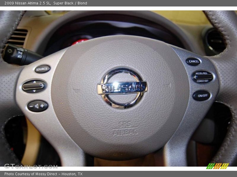 Super Black / Blond 2009 Nissan Altima 2.5 SL