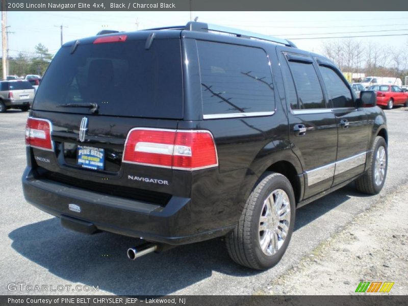 Black / Charcoal Black 2008 Lincoln Navigator Elite 4x4
