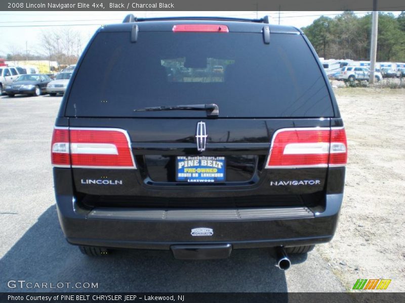 Black / Charcoal Black 2008 Lincoln Navigator Elite 4x4