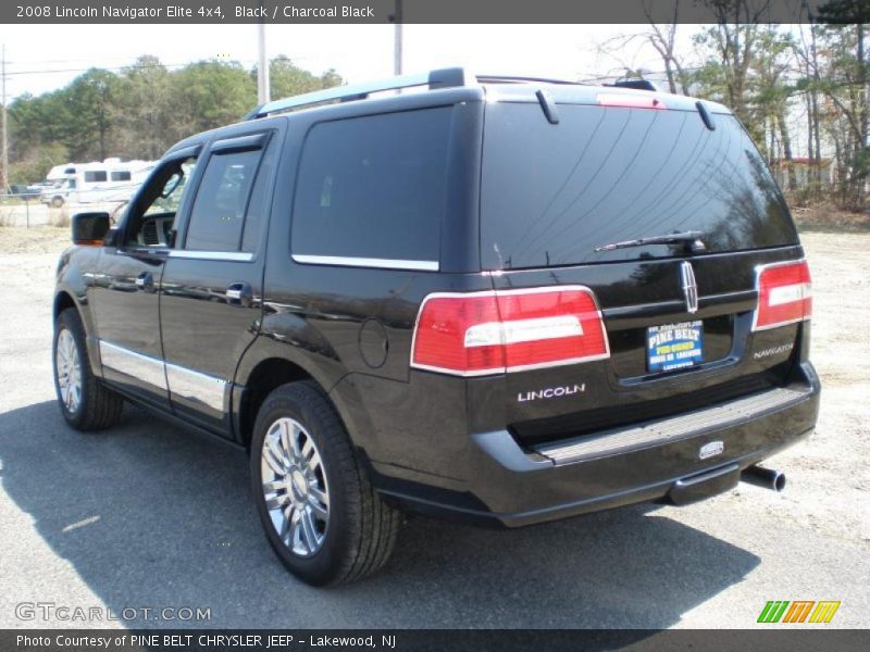 Black / Charcoal Black 2008 Lincoln Navigator Elite 4x4