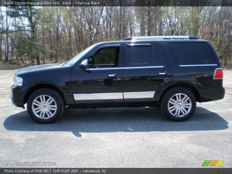 Black / Charcoal Black 2008 Lincoln Navigator Elite 4x4