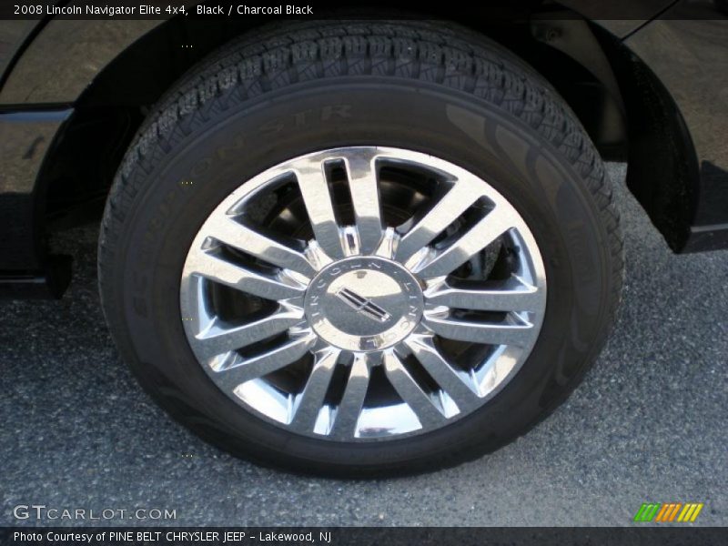 Black / Charcoal Black 2008 Lincoln Navigator Elite 4x4