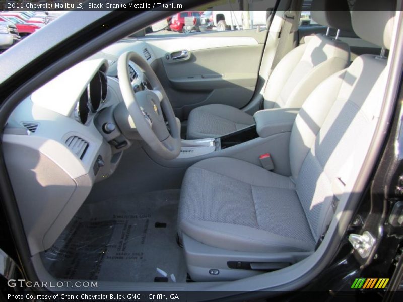 Black Granite Metallic / Titanium 2011 Chevrolet Malibu LS