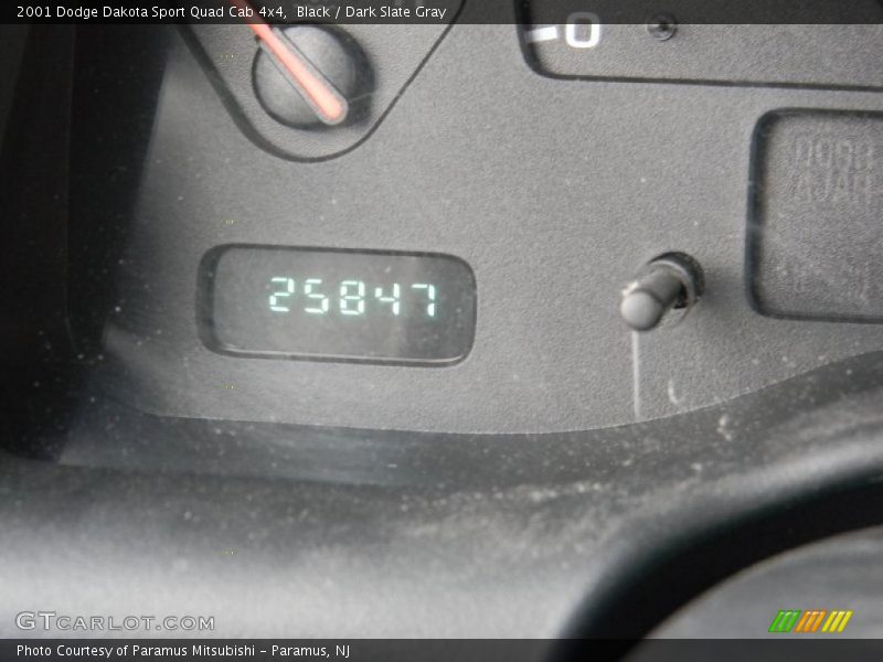 Black / Dark Slate Gray 2001 Dodge Dakota Sport Quad Cab 4x4