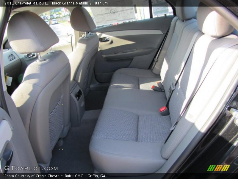 Black Granite Metallic / Titanium 2011 Chevrolet Malibu LS