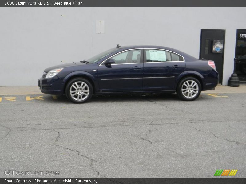 Deep Blue / Tan 2008 Saturn Aura XE 3.5
