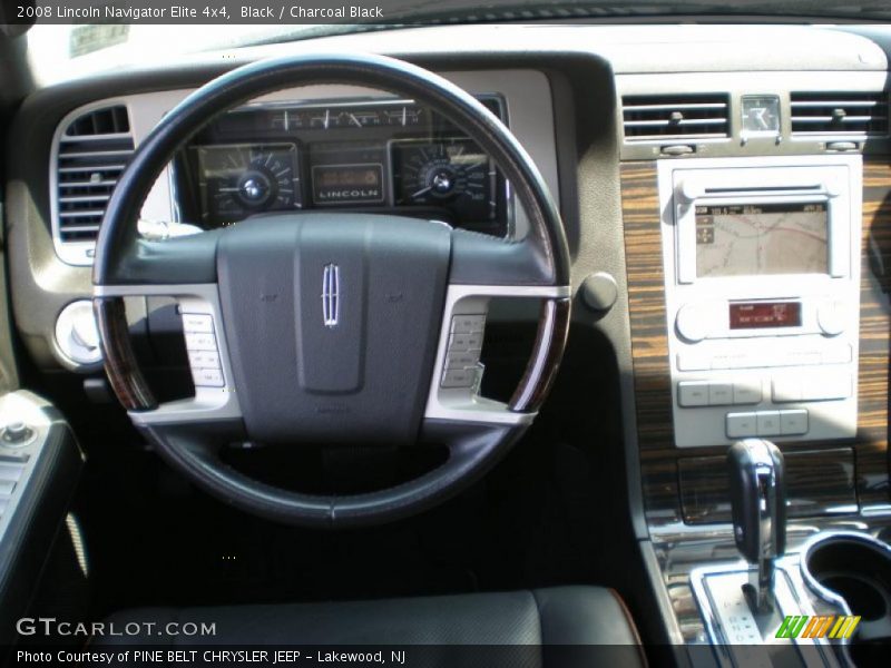 Black / Charcoal Black 2008 Lincoln Navigator Elite 4x4