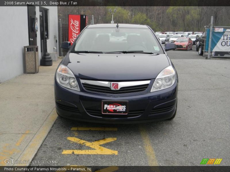 Deep Blue / Tan 2008 Saturn Aura XE 3.5