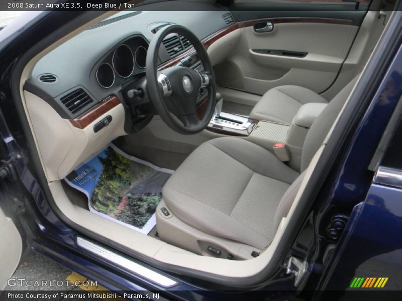 Deep Blue / Tan 2008 Saturn Aura XE 3.5