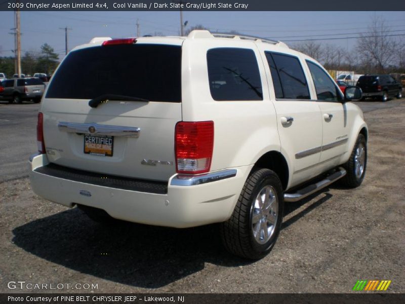 Cool Vanilla / Dark Slate Gray/Light Slate Gray 2009 Chrysler Aspen Limited 4x4
