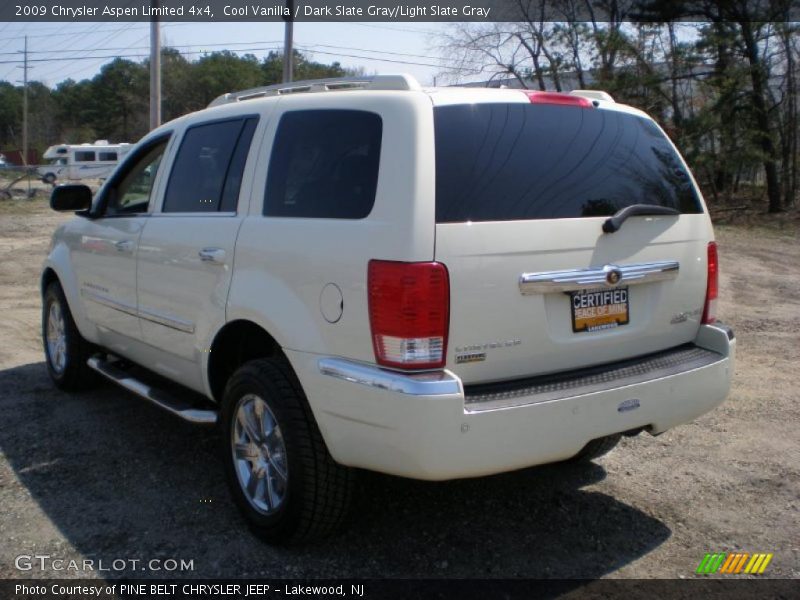 Cool Vanilla / Dark Slate Gray/Light Slate Gray 2009 Chrysler Aspen Limited 4x4