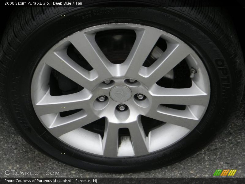 Deep Blue / Tan 2008 Saturn Aura XE 3.5
