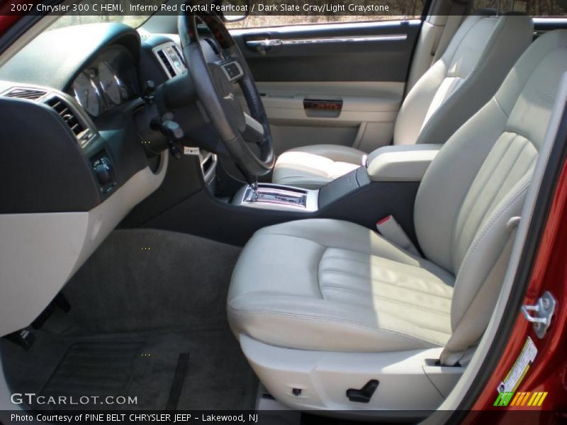 Inferno Red Crystal Pearlcoat / Dark Slate Gray/Light Graystone 2007 Chrysler 300 C HEMI