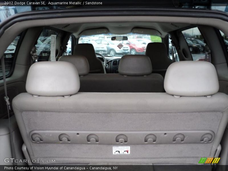 Aquamarine Metallic / Sandstone 2002 Dodge Caravan SE