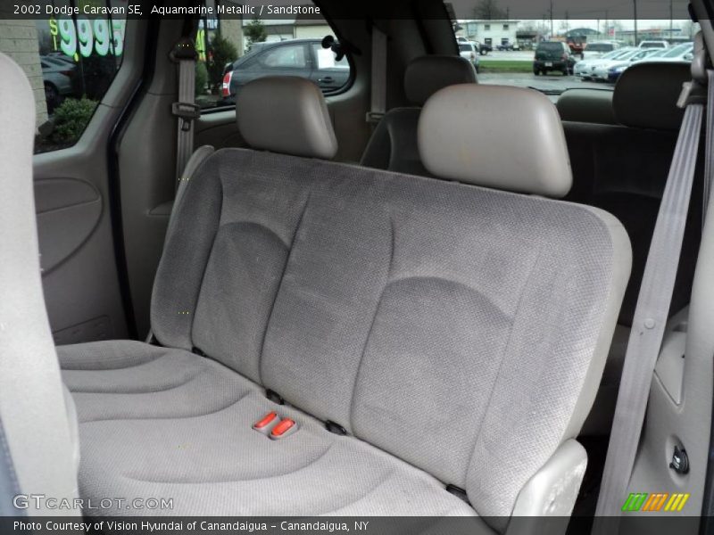 Aquamarine Metallic / Sandstone 2002 Dodge Caravan SE