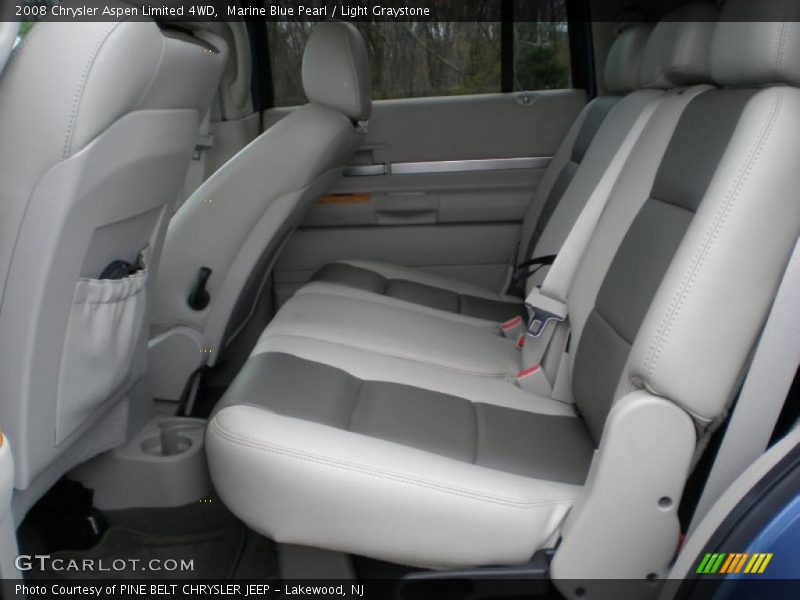 Marine Blue Pearl / Light Graystone 2008 Chrysler Aspen Limited 4WD