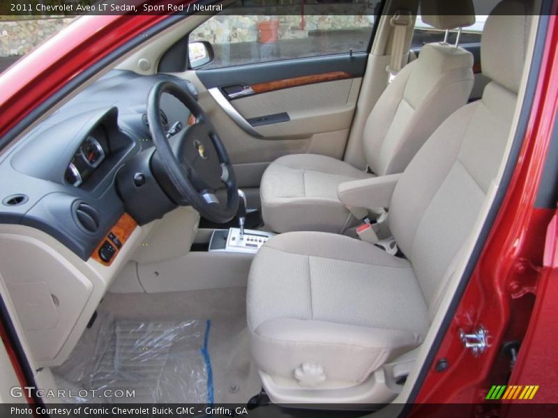 Sport Red / Neutral 2011 Chevrolet Aveo LT Sedan
