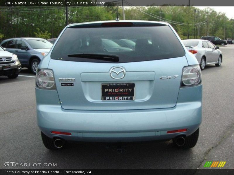 Icy Blue Metallic / Black 2007 Mazda CX-7 Grand Touring