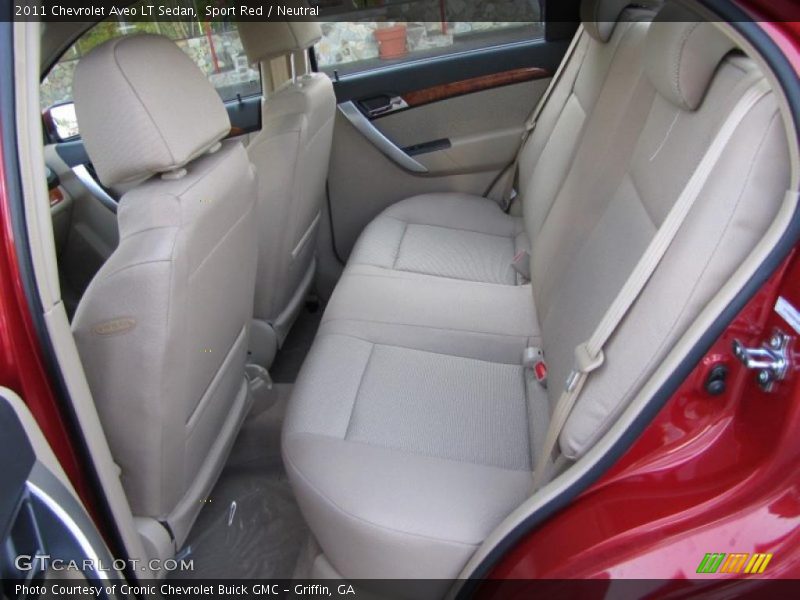 Sport Red / Neutral 2011 Chevrolet Aveo LT Sedan