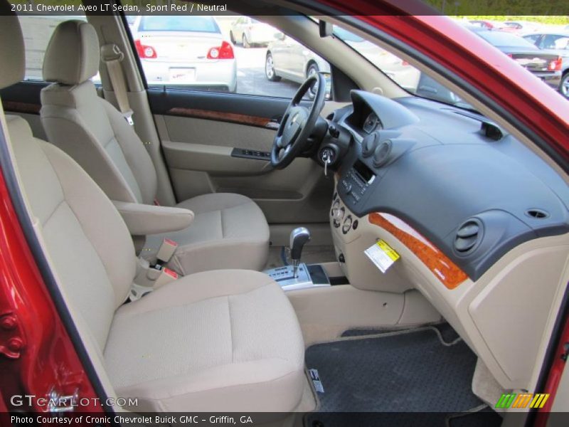 Sport Red / Neutral 2011 Chevrolet Aveo LT Sedan