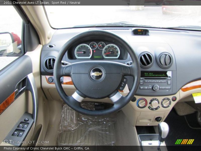 Sport Red / Neutral 2011 Chevrolet Aveo LT Sedan