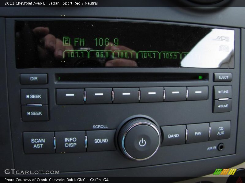 Sport Red / Neutral 2011 Chevrolet Aveo LT Sedan