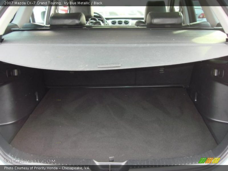 Icy Blue Metallic / Black 2007 Mazda CX-7 Grand Touring