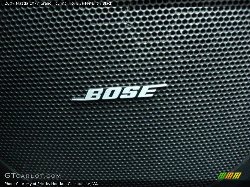 Icy Blue Metallic / Black 2007 Mazda CX-7 Grand Touring