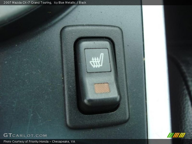 Icy Blue Metallic / Black 2007 Mazda CX-7 Grand Touring
