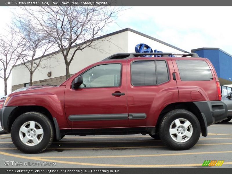 Red Brawn Pearl / Steel/Graphite 2005 Nissan Xterra S 4x4