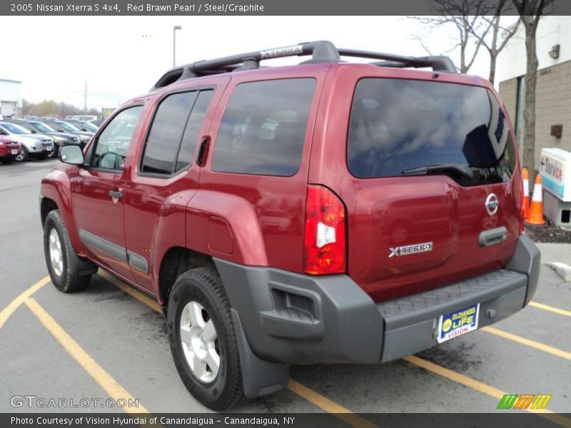 Red Brawn Pearl / Steel/Graphite 2005 Nissan Xterra S 4x4