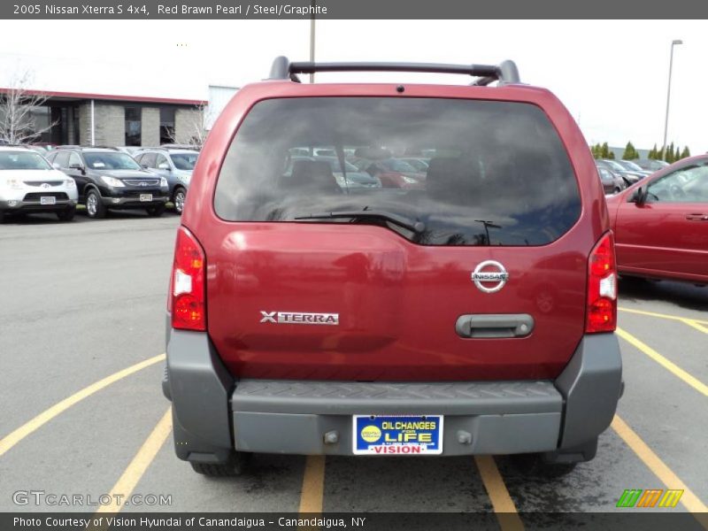 Red Brawn Pearl / Steel/Graphite 2005 Nissan Xterra S 4x4