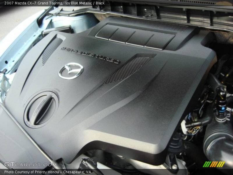Icy Blue Metallic / Black 2007 Mazda CX-7 Grand Touring