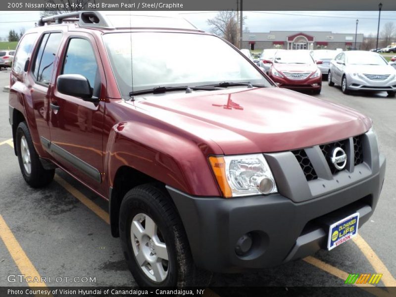 Red Brawn Pearl / Steel/Graphite 2005 Nissan Xterra S 4x4