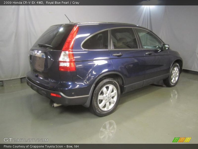 Royal Blue Pearl / Gray 2009 Honda CR-V EX 4WD